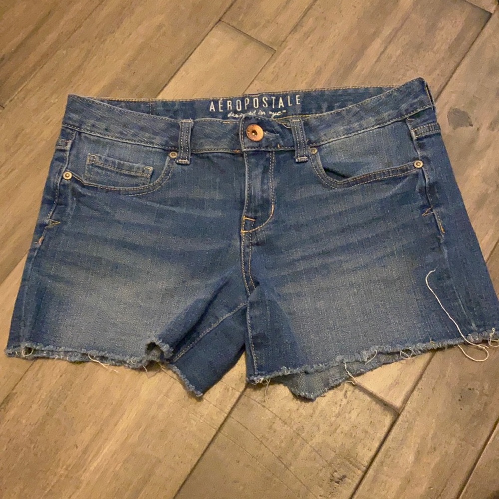 Aeropostale Midi Shorts‎ Raw Hem Size 4